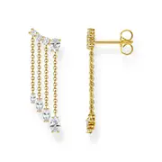 Buy Waterfall Earrings with White Stones Gold by Thomas Sabo online - THOMAS SABO Australia