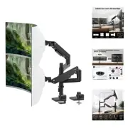 17-49 inch Premium Aluminum Heavy Duty Dual Monitor Arm for Ultrawide Screens...