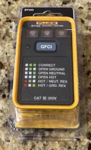 Fluke ST120 GFCI Socket Tester. NEW SEALED