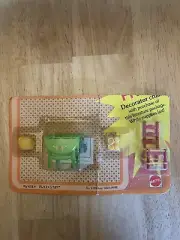 The Littles Drop Leaf Table Dishes Kitchen Furniture Mattel 1980 #1789 NEW