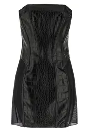 ELISABETTA FRANCHI Coconut Texture Dress