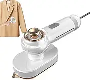 [Generic] Travel Steamer Iron,Portable Fast Heating Clothes Iron Steamer | Rotatable Handle Design Garment Steamer with Large Water Tank for Wool, Poly, Silk, Linen, Nylon