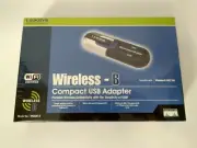 Vtg Linksys WUSB12 Wireless B Compact USB Adapter Portable Wireless Connectivity