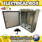 Large Electrical alarm box garden light box outdoor comms lock box SS 304 solar