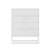 Abigail 76cm Tallboy Dresser with Drawers