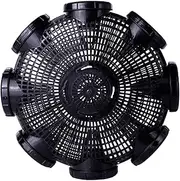 Fish Trap with 8 Holes, Breathable Plastic Crawdad Crawfish Trap, Detachable Minnow Traps with Fixing Buckle, Portable Fishing Net for Loach, EEL, River Shrimp, Crab Minnow Traps for Bait Fish