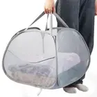 Collapsible Laundry Baskets, 90L Large Foldable Laundry Basket, Durable Mesh ...