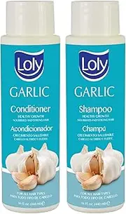 Loly Garlic Shampoo + Conditioner 470ml Combo Unscented