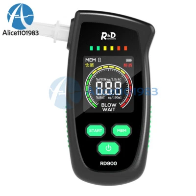 Digital LCD Breath Alcohol Tester Breathalyzer Alcohol Detector Analyzer