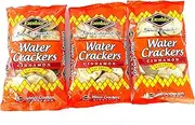Excelsior Water Crackers FAT FREE Cinnamon 143g/5.04oz x 3 packs Jamaica's Favourite