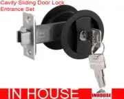 Free Shipping 2x 3x 4x cavity sliding door lock ENTRANCE SET NO KEY ALIKE