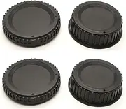 Rear Lens Cap and Front Body Cap for Nikon D780 D90 D7500 D7000 D3500 D5600 DSLR with AF AF-S AF-P Mount Lens Replaces Nikon BF-1B Cap(2 Sets), Fire Rock Lens Accessories for D780 D90 D7000