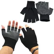 Lightweight Men and Women Half-Finger Slip Breathable 5 Half Finger 2 pairs