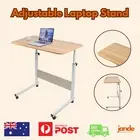 Mobile Laptop Desk Computer Bedside Table Stand Portable and Adjustable Height