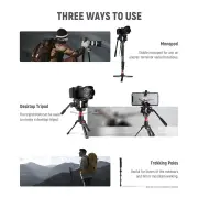 NEEWER GM76 Pro Monopod with Fluid Head and Feet