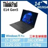 在飛比找遠傳friDay購物精選優惠-【ThinkPad】E14 Gen5 14吋商務(i7-13