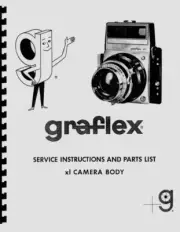 Graflex XL Camera Body and XL Rangefinder Service & Parts List Manual Reprint