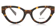 Miu Miu MU01VV VAU1O1 Women’s Glasses Tortoiseshell Size 50 - Private Health Rebate - Blue Light Block Available