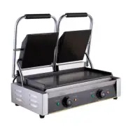 Commercial Sandwich Press Contact Grill Griddle Toaster Flat/Grill Sear Kitchen