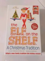 ELF ON THE SHELF - NEW - BLUE EYED GIRL AND BOOK