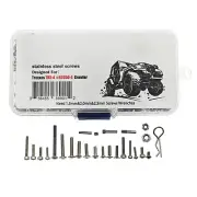 387 Pcs/Set Stainless Stelel Screws Set For Traxxas TRX-4 1/10 RC Car Crawler B