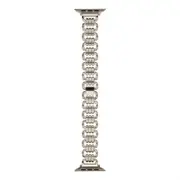 Nevenka U-Shaped Watchband Chain for iWatch Ultra Series 8 SE 7 6 5 4 3 2 1-Starlight