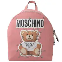 在飛比找蝦皮購物優惠-原價買$22000，全新MOSCHINO 迴紋針小熊造型後背