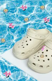 Yellow Sunflower And Pink Poodle Croc Jibbitz