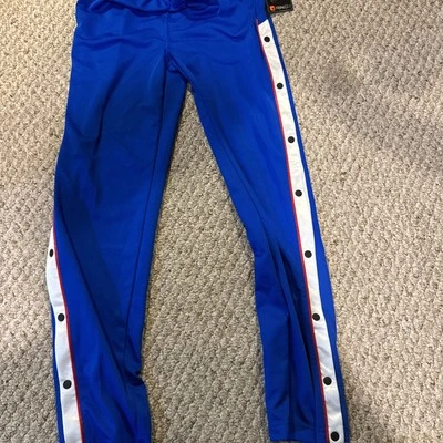 And1 Boys Size 18 Tear Away Pant Slim Fit Blue