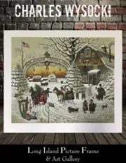 Charles Wysocki Signed & Numbered L/ED Lithograph Christmas Greetings COA