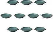 Set of 10 CORON Oven Dish, Navy [ 7.8 x 6.5 x 1.6 x 1.2 inches (19.9 x 16.6 x 3 cm) | Ceramic Gratin Dish (Setomonohonpo)
