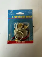 Westinghouse Lighting Corp 3 Way Fan Light Switch Part # 77052