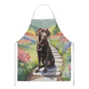 Labrador Retriever Spring Path Apron Cooking Kitchen Server Baking Crafts