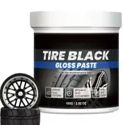 Wheel Shine for Car Tires 100g Shine Tire Cream for Cars Long Lasting