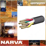 10A 3mm 5 Core Trailer Cable 30M Red Green Yelllow White Brown With Black Sheath