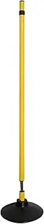 rockible Soccer Agility Pole Aid Training Accessory Adjustable Height Coaching Pole with Rubber Base for Football Practice Speed