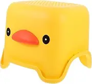 LOEFLIFA Organizer Stool Duck Theme Boys and Girls Step Stool for Bathroom Kitchen Living Room