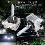 2x D3S 8000K HID Xenon Headlight Globe Bulb for Jeep Grand Cherokee 2014 - 2018 (for: Jeep)
