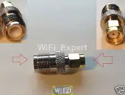 Gold Plated RP-SMA Male To RP-TNC Female Adapter F Antenna Router USA
