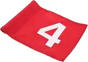 INOOMP Portable Golfing Flag Number Practice Flag Outdoor for Golf Course Small Practical