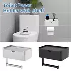 Toilet Paper Holder with Shelf Stainless Steel Toilet Paper Roll Holder-