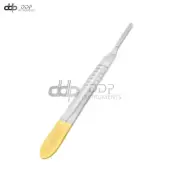 Scalpel Handle #4 Gold Plated Dental Veterinary Surgical Instruments