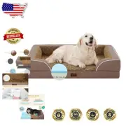 Plush Sofa Dog Bed for Large Breeds - Non-Slip & Waterproof for Ultimate Comfort