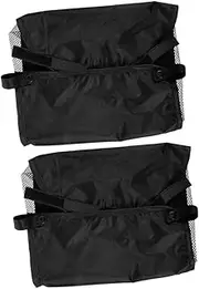 Alipis 2 Pcs Stroller Storage Organizer Bottom Basket and Mesh Bag for Essentials Easy to Install for Carrying Diapers and Snacks
