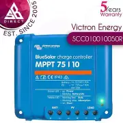 Victron Energy BlueSolar MPPT 75/10 Charge Controller│12/24V-10A│SCC010010050R