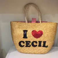 在飛比找蝦皮購物優惠-🛒現貨 日本🇯🇵法式潮牌 CECIL McBee 藤編托特包