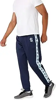 FOCO Men's NHL Team Color Stripe Logo Track Suit Pants