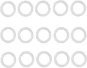 Plastic O Rings 15Pack 1" DIY Crochet Ring Circle Hook Craft Tool Accessory for