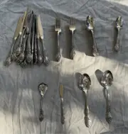 NEW NEVER USED Oneida Canada Stainless Wordsworth Pattern Flatware 56 pc.