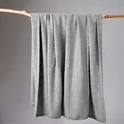100% Wool Soft Cozy Reversible Throw Blanket Modern Stripe Decorative Sofa Blanket, Luxuriously Warm Breathable for Sofa Bed Home Lounging Travel Gift(70x53 in Gray Twill)